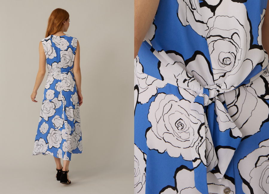 Joseph Ribkoff Floral Print Dress Style 221064