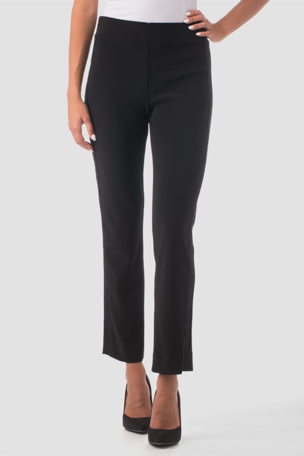 Joseph Ribkoff pantalon style 164556. Noir/noir