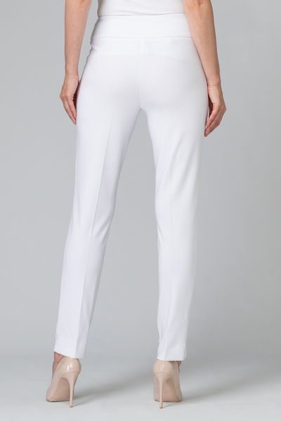 Contour Waistband Pants Style 144092. White. 4