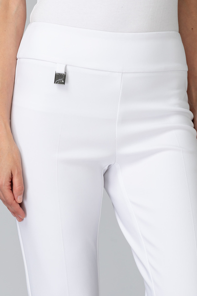 Contour Waistband Pants Style 144092. White. 5