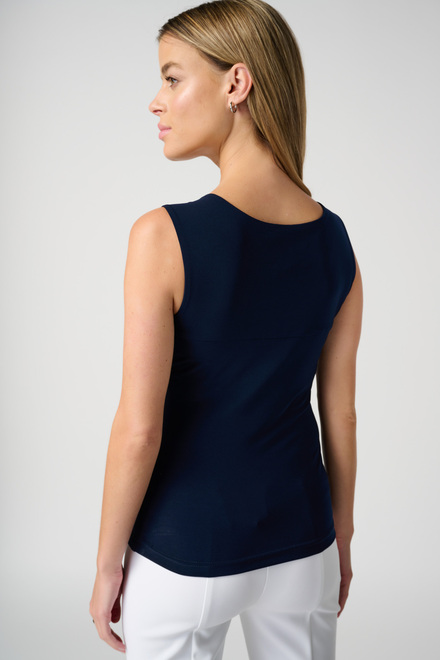 Square Neck Camisole Style 143132. Midnight Blue 40. 2