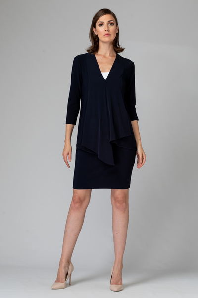 Mid-Rise Pencil Skirt Style 153071. Midnight Blue 40. 8