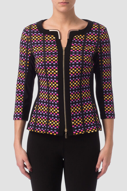 Joseph Ribkoff jacket style 171663. Black/multi