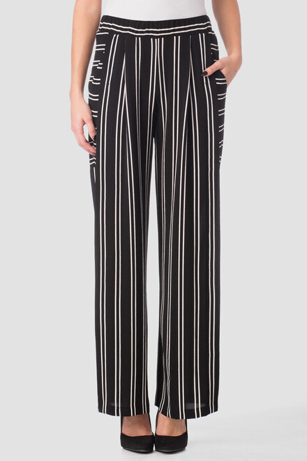 Joseph Ribkoff pantalon style 171909. Noir/blanc