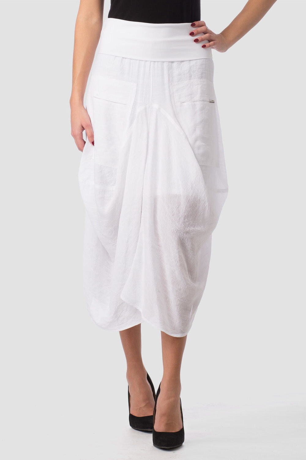Joseph Ribkoff skirt style 172448. White
