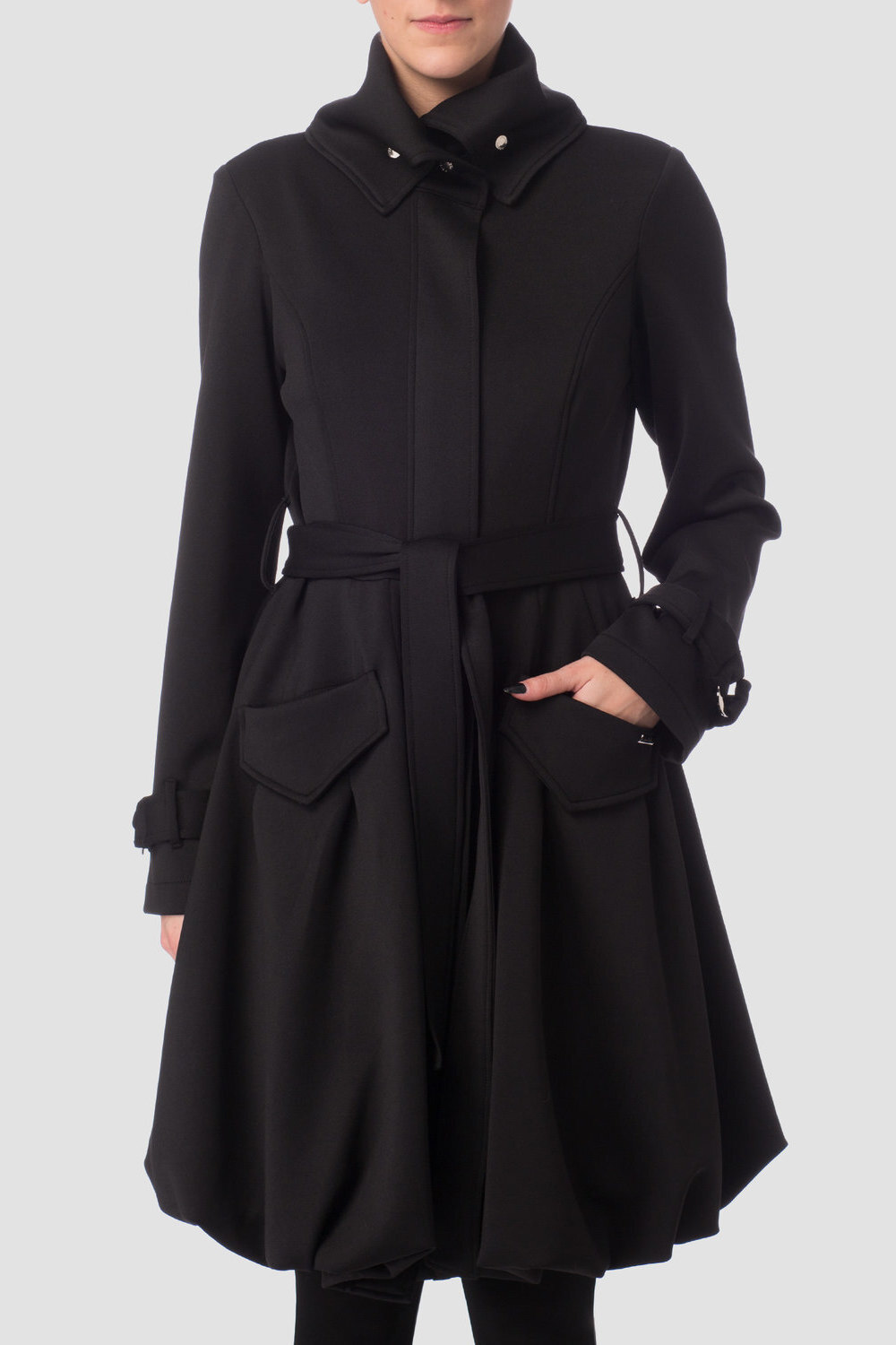 Joseph Ribkoff coat style 173327. Black