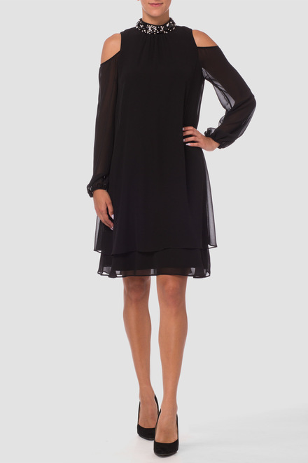 Joseph Ribkoff dress style 173261. Black