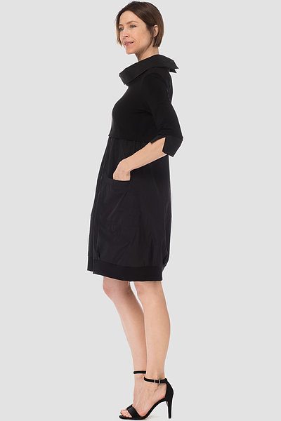 Two-Tone Dress Style 173444. Black. 9