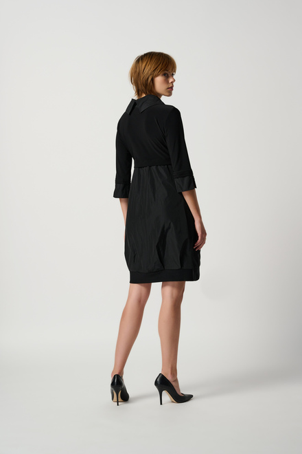 Two-Tone Dress Style 173444. Black. 4