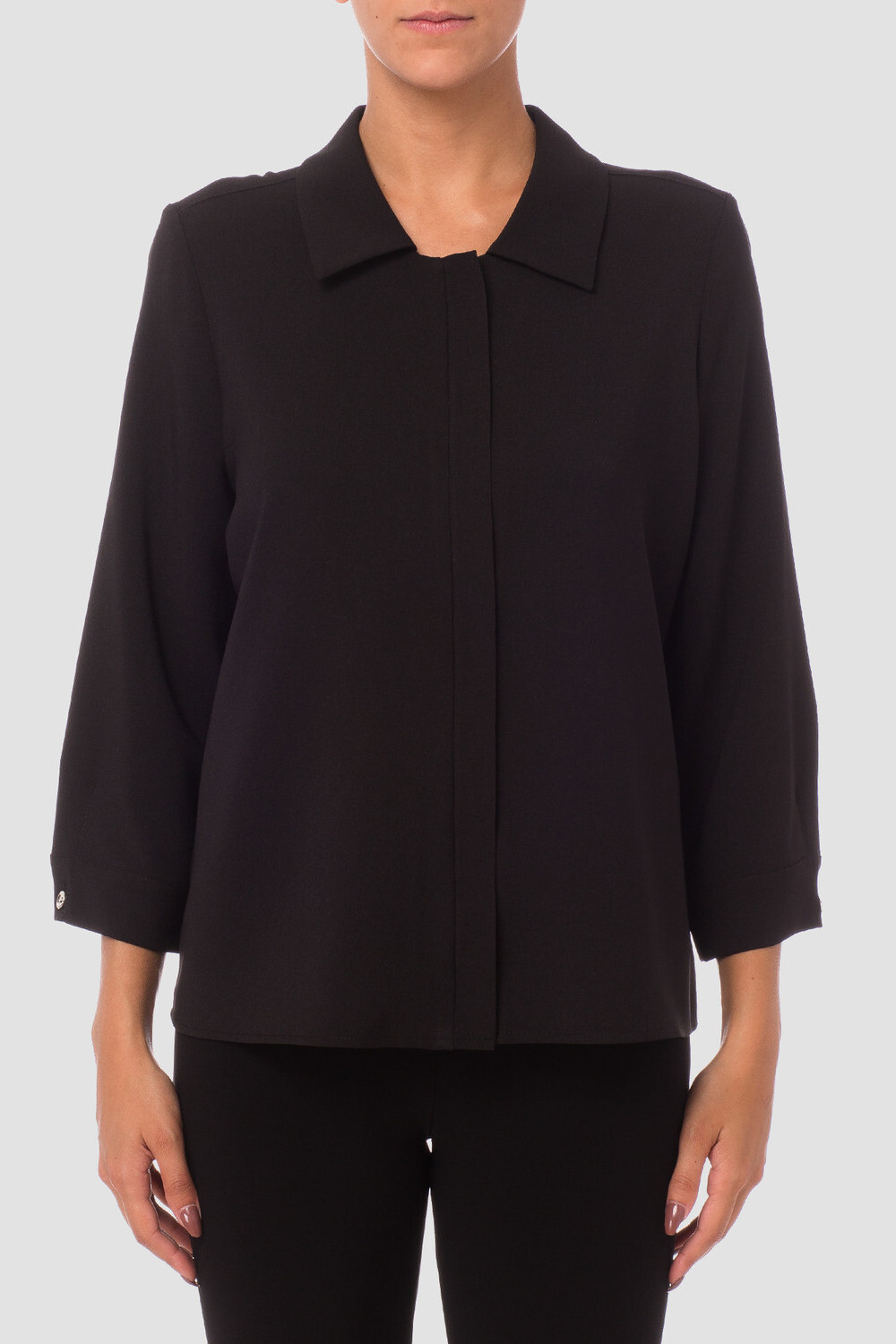 Joseph Ribkoff blouse style 173574. Black