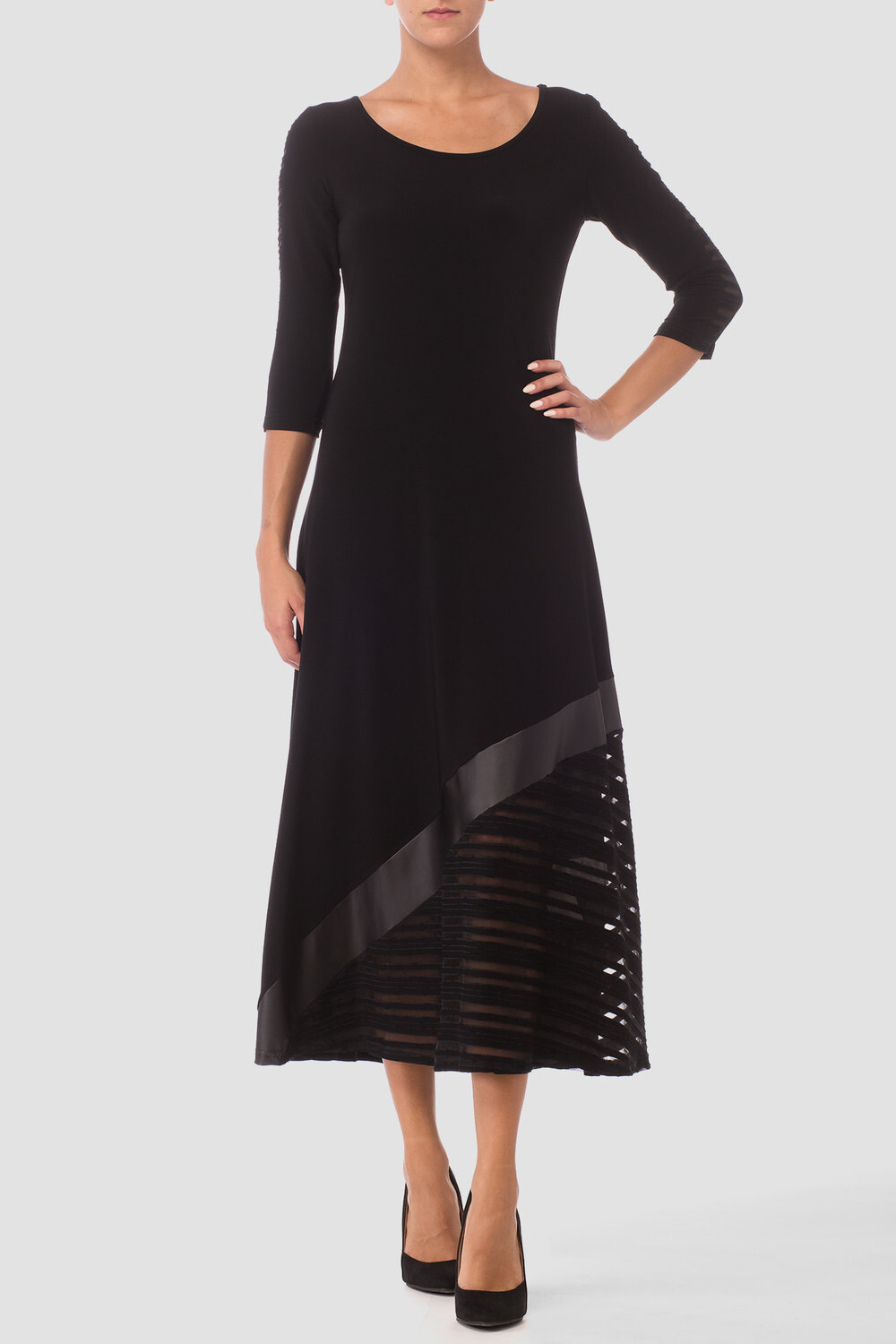 Joseph Ribkoff dress style 174909. Black