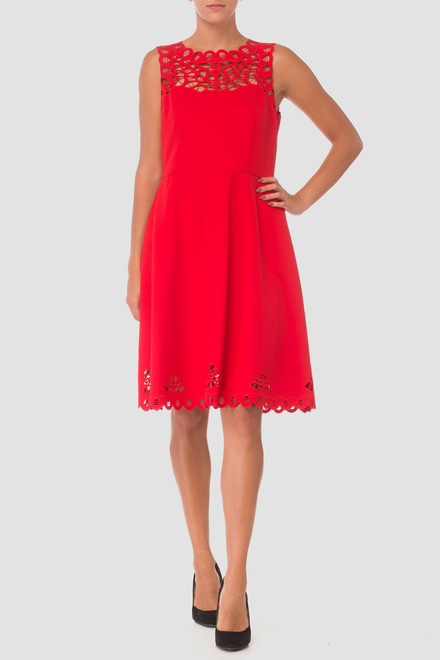 Joseph Ribkoff robe style 173314. Rouge A Levres 173