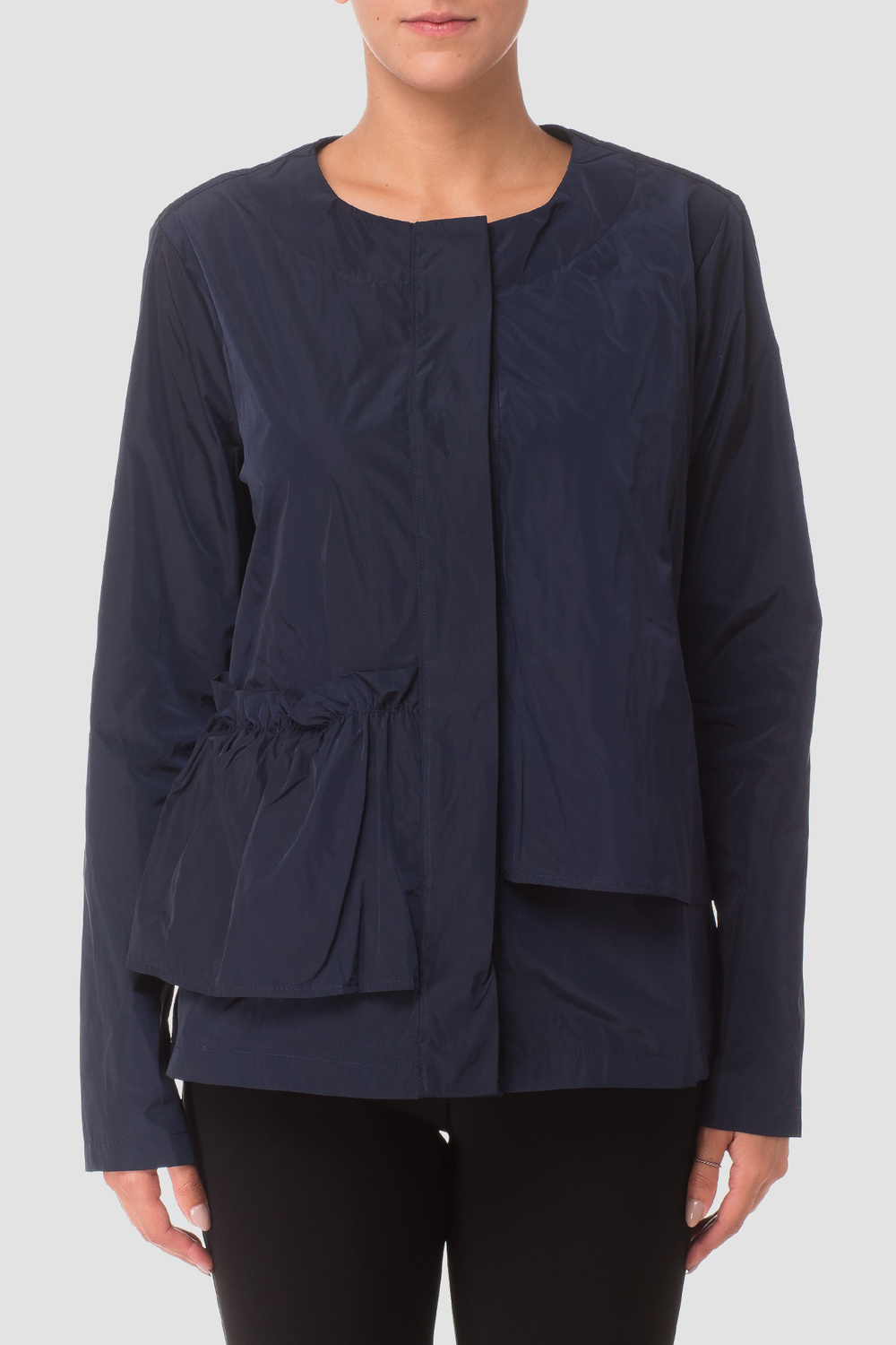 Joseph Ribkoff jacket style 181576. Midnight Blue 40