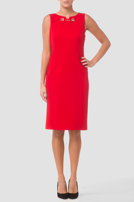 Joseph Ribkoff robe style 173316. Rouge A Levres 173