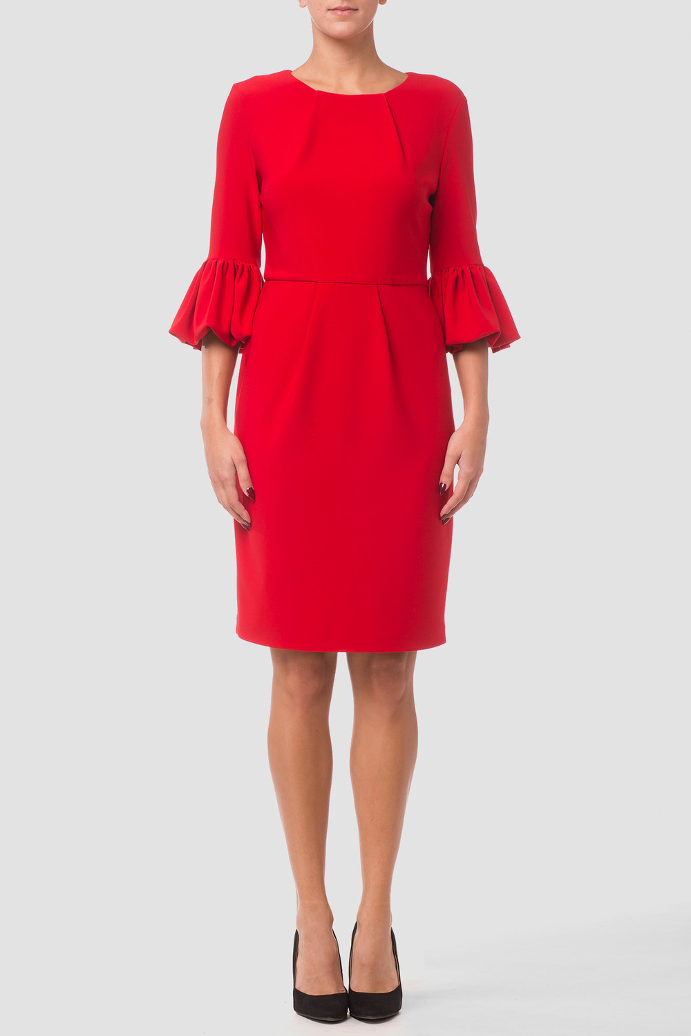 Joseph Ribkoff robe style 181045. Rouge A Levres 173