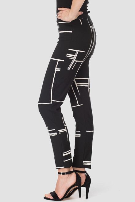 Joseph Ribkoff pantalon style 181816. Noir/ecru. 7