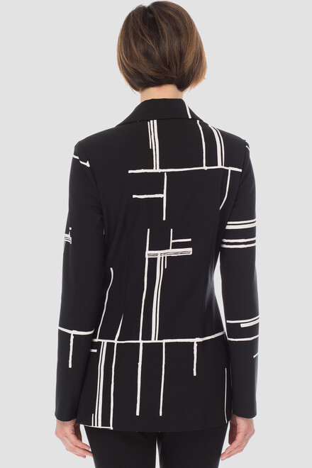 Joseph Ribkoff jacket style 181817. Black/ecru. 3