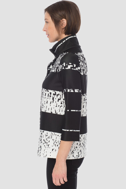 Joseph Ribkoff jacket style 181846. Black/white. 2