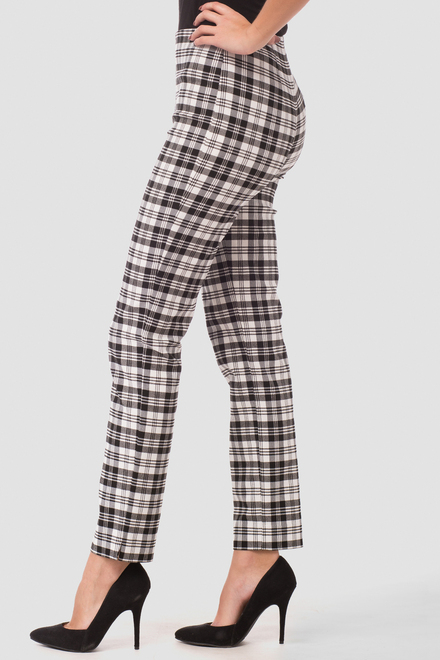 Joseph Ribkoff pantalon style 181928. Blanc/noir. 3