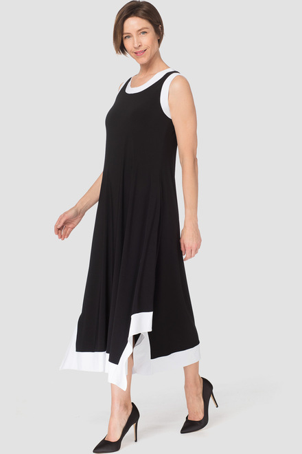 Joseph Ribkoff dress style 182024. Black/white. 2