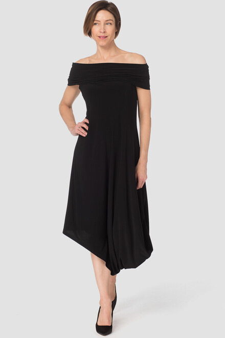 Joseph Ribkoff dress style 182027. Black. 3