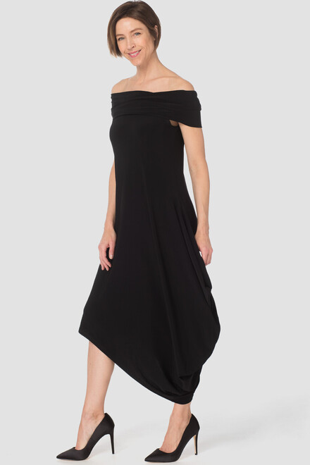 Joseph Ribkoff dress style 182027. Black. 4