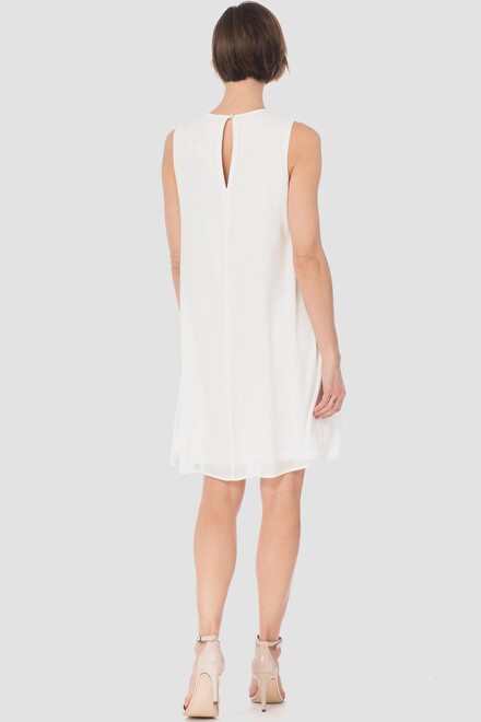 Joseph Ribkoff dress style 182246. Off White. 3