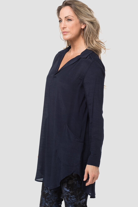 Joseph Ribkoff blouse style 182310. Midnight Blue 40. 2