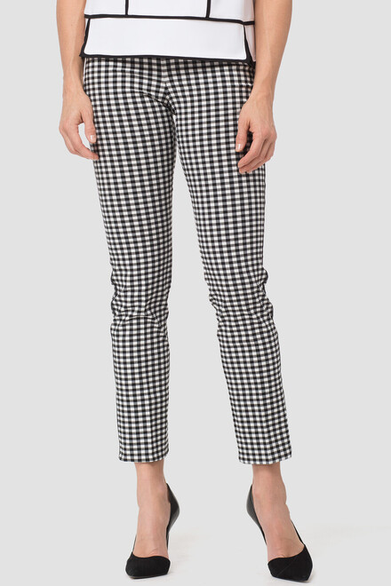 Joseph Ribkoff pantalon style 182797. Noir/blanc