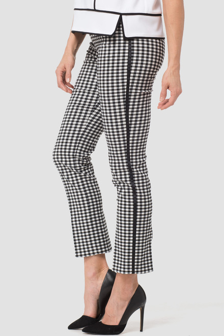 Joseph Ribkoff pantalon style 182797. Noir/blanc. 2