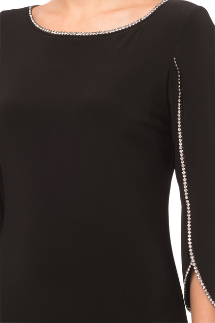 Joseph Ribkoff dress style 183026. Black. 3