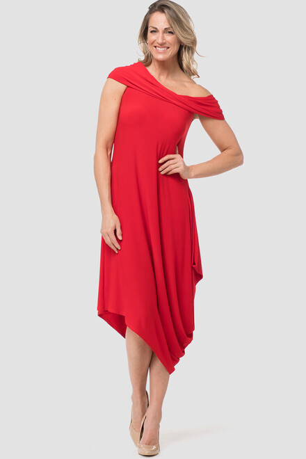 Joseph Ribkoff robe style 182027. Rouge A Levres 173. 5