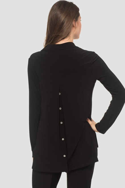 Joseph Ribkoff blouse style 183120X. Noir. 3