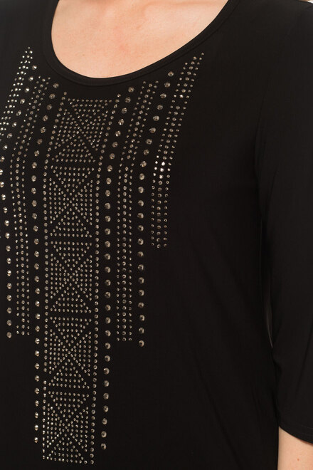 Joseph Ribkoff tunic style 183197. Black. 4