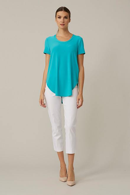Longline T-Shirt Style 183220. Aruba Blue. 5