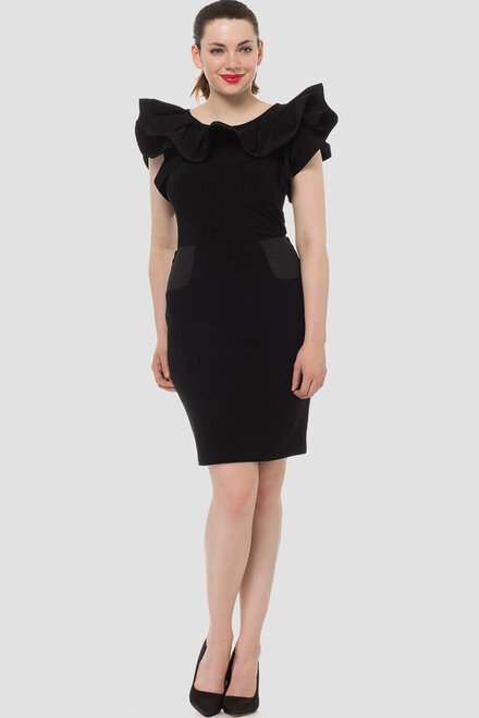 Joseph Ribkoff skirt style 183242. Black. 4