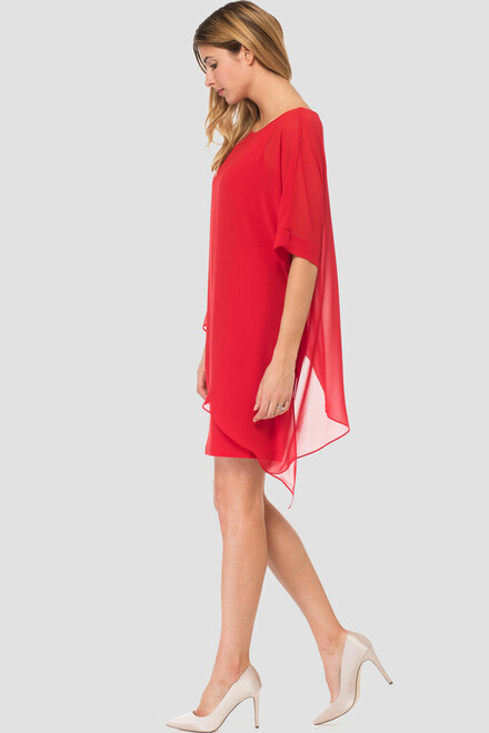 Joseph Ribkoff robe style 183248. Rouge A Levres 173. 2