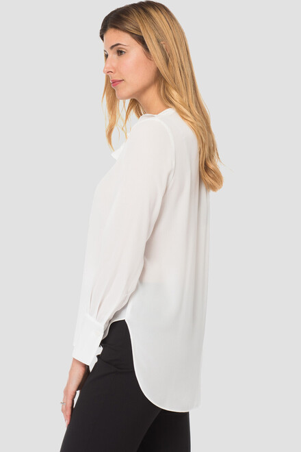 Joseph Ribkoff blouse style 183265. Blanc Cass&eacute;. 2