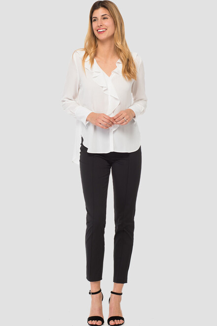 Joseph Ribkoff blouse style 183265. Blanc Cass&eacute;. 4