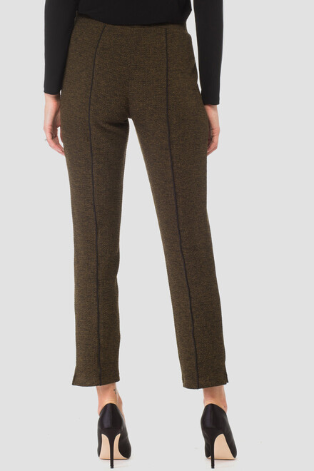 Joseph Ribkoff pantalon style 183321. Olive/noir. 4