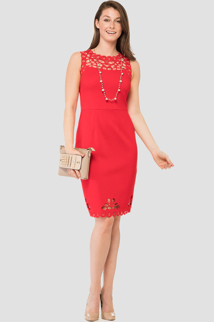 Joseph Ribkoff robe style 183339. Rouge A Levres 173. 7