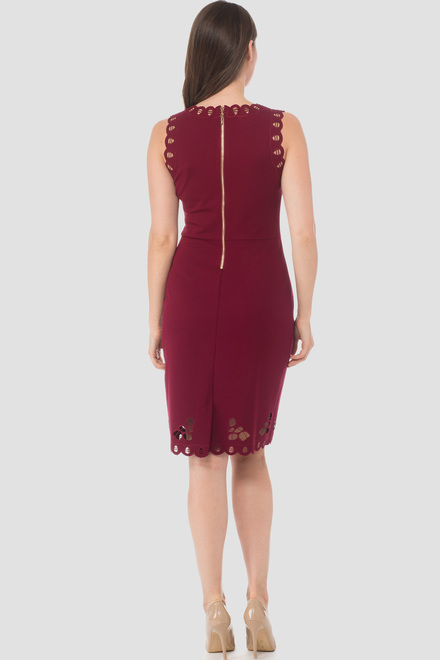Joseph Ribkoff dress style 183339. Cranberry 183. 3