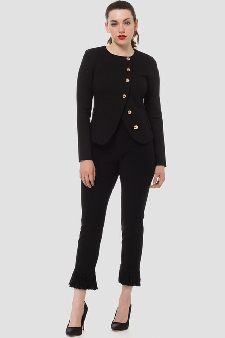 Joseph Ribkoff jacket style 183354. Black. 4