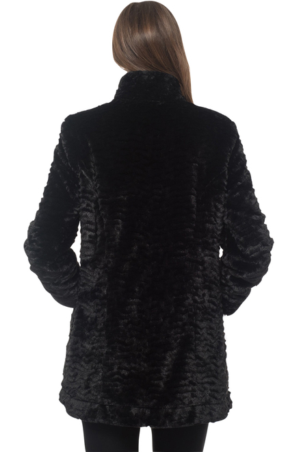 Joseph Ribkoff coat style 183363. Black/black