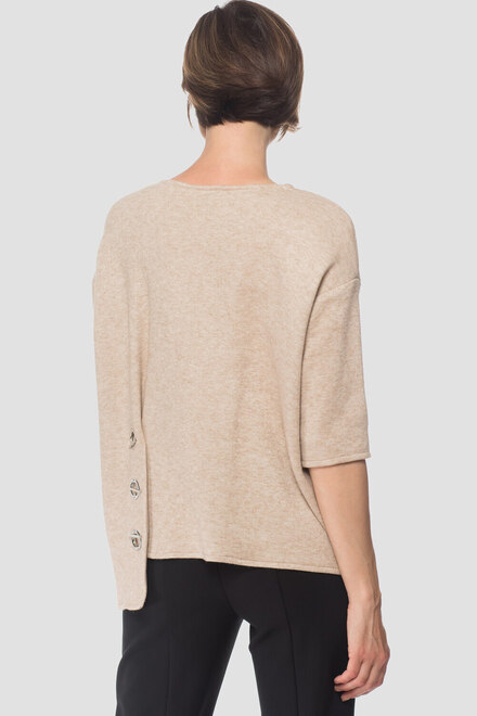 Joseph Ribkoff Sweater style 183384. Tan. 5