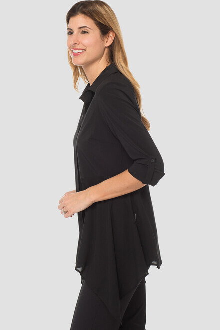 Joseph Ribkoff blouse style 183424. Black. 6