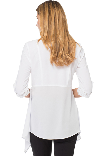 Joseph Ribkoff blouse style 183424. Blanc. 3
