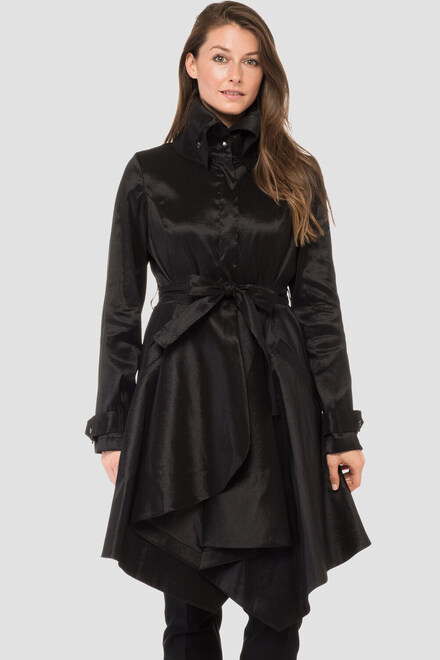 Joseph Ribkoff coat style 183443. Black