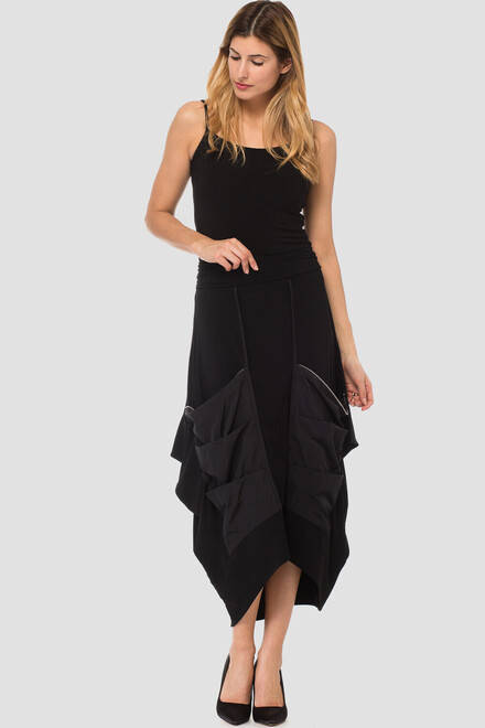 Joseph Ribkoff skirt style 183450. Black. 4