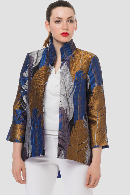 Joseph Ribkoff Jacket style 183595. Blue/multi